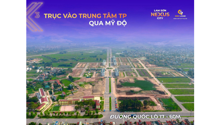 Đất nền trung tâm Tp Bắc Giang, giáp QL17,  giá từ 2ty4